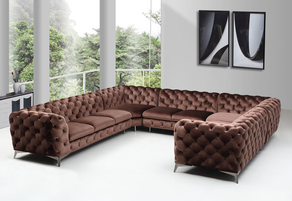 Designer Chesterfield Ecksofa Sofa Couch Polster U Form Sofas Sitz