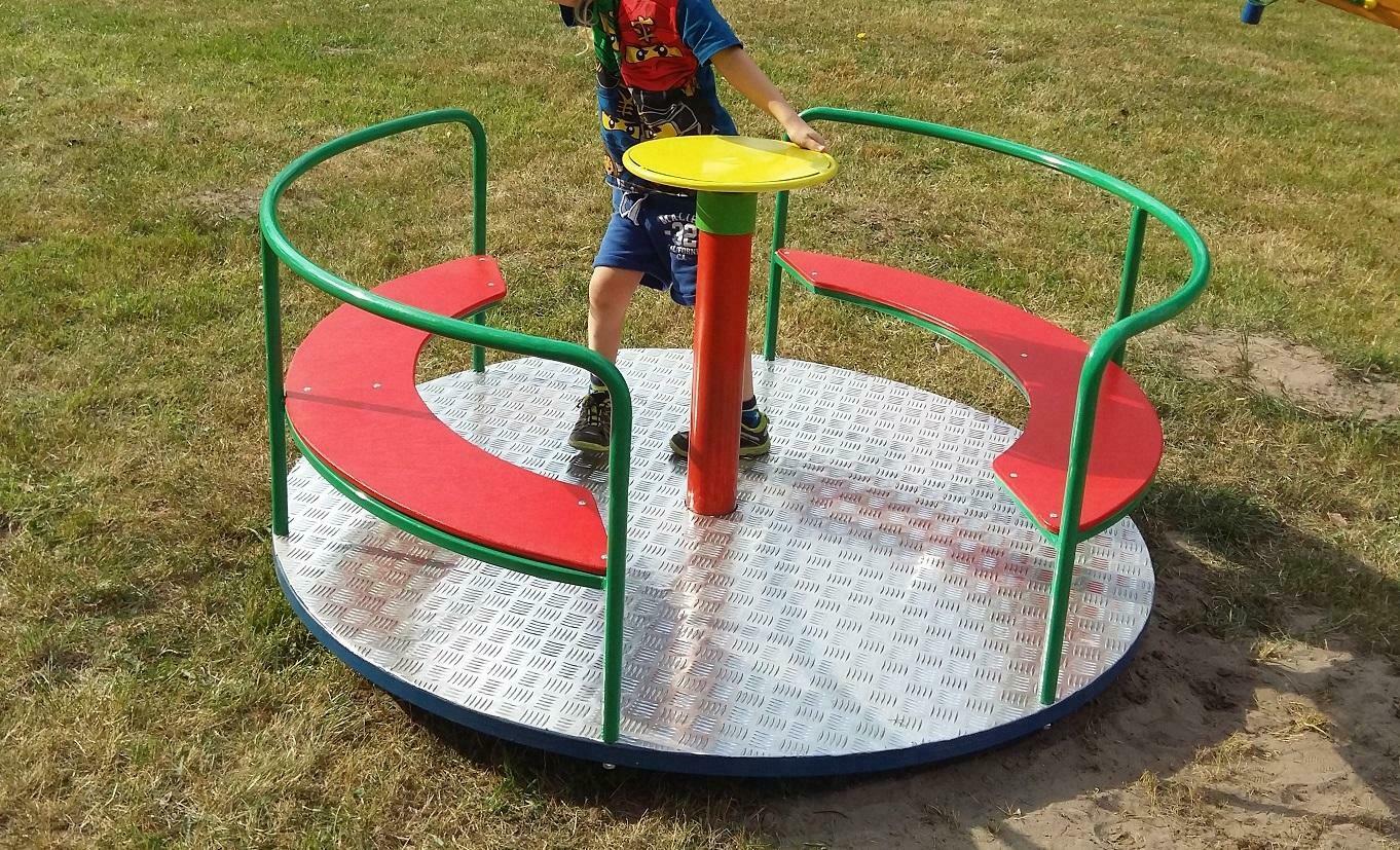 Kinderkarussell Drehbare Karusselle Kinder Spaß Freizeit Karussell Spielplatz 
