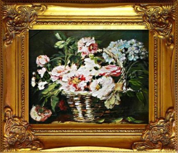 G02596 Tulpen Blumen Ölgemälde Bild Bilder Gemälde Ölbilder Ölbild Mit Rahmen